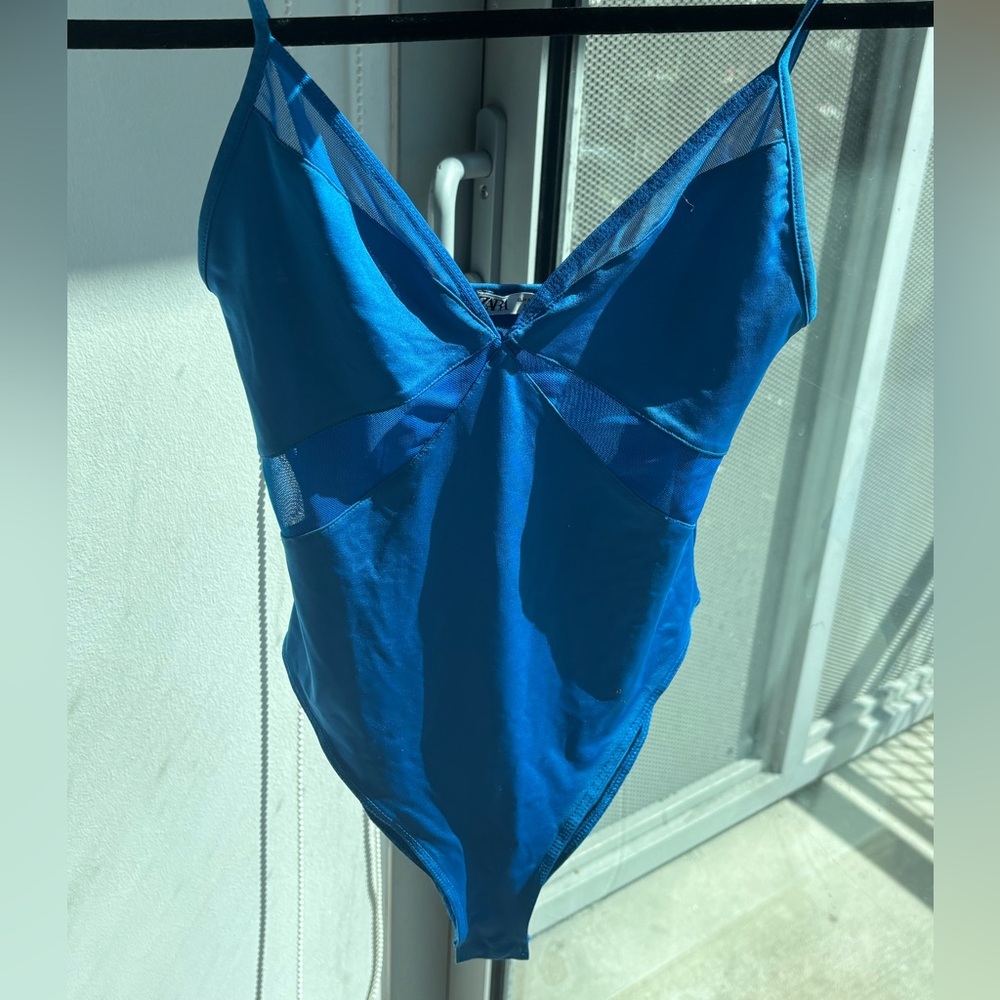 Zara blue bodysuit